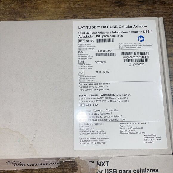 Boston Scientific LATITUDE Communicator Model 6290 + Power Supply & WiFi Dongle - Picture 3 of 4